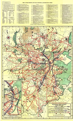 Metropolitan Transit Authority system route map
