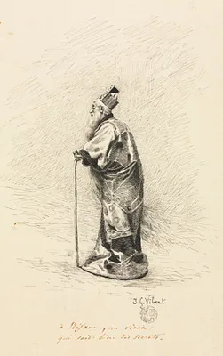 Study for the Magician in "Conte de Fée" (Story of a Fairy)