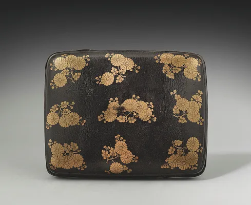 Cosmetics Box with Chrysanthemums (lid)