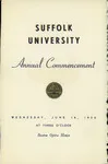 1950 Suffolk University commencement program (all schools)