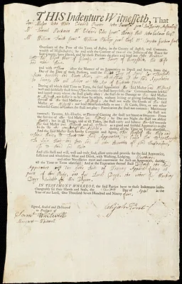 Polly Moelenar indentured to apprentice with Elijah Kent of Granby, 30 April 1794