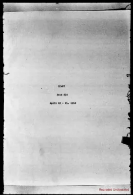 Volume 518, April 18 – April 21, 1942