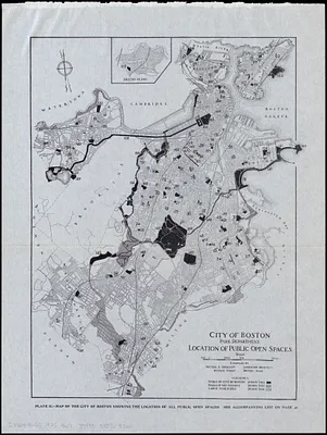Location of public open spaces