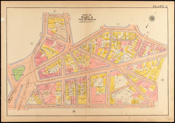 Atlas of the city of Boston, Charlestown and East Boston