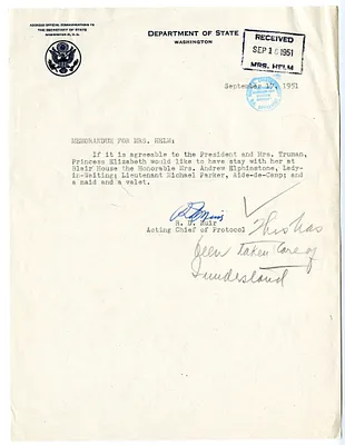 Memorandum from R. D. Muir to Edith Helm