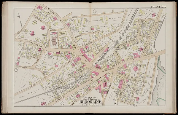 Atlas of the town of Brookline, Norfolk County, Massachusetts