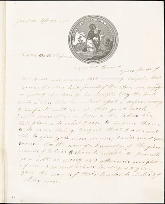 Letter from Sumner Lincoln, Gardner, [Massachusetts], to Debora Weston and Caroline Weston, 1840 Sept[ember] 23