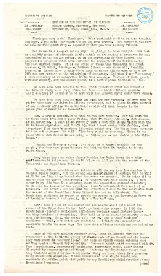 Press Release, Speech of President Harry S. Truman, Madison Square Garden, New York City