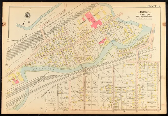 Atlas of the city of Boston, ward 26, Hyde Park