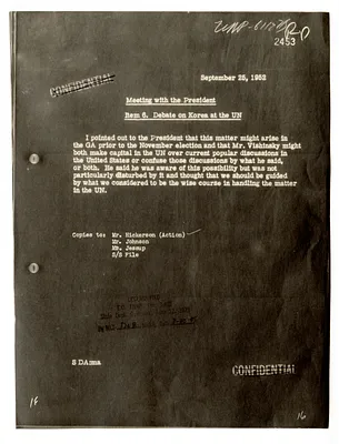 Memorandum of Conversation with Secretary of State Dean Acheson and President Harry S. Truman
