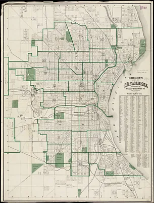 Wright's map of Milwaukee