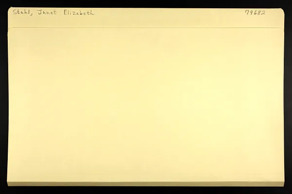Stahl, Janet Elizabeth