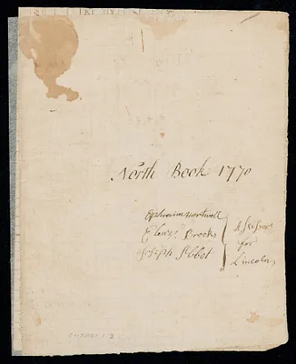 The north book, 1770