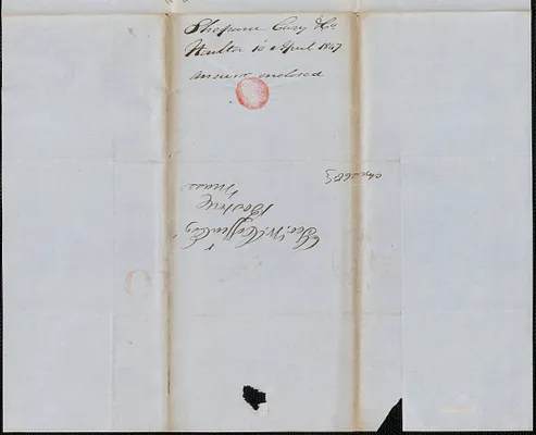 Shepard Cary and Company to George Coffin, 10 April 1847