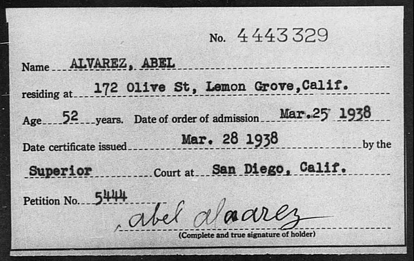 Alvarez, Abel - 1938