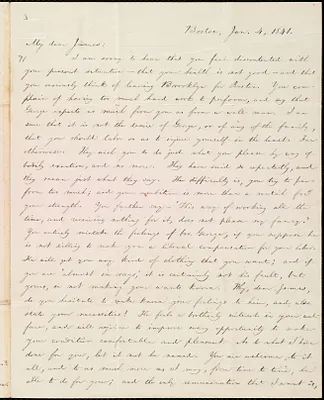 Letter from William Lloyd Garrison, Boston, [Mass.], to James Holley Garrison, Jan. 4, 1841