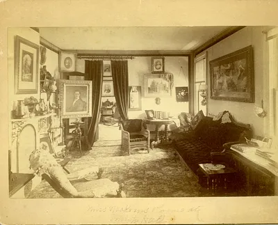 Miss McKeen's parlor, Smith Hall (Abbot Academy)