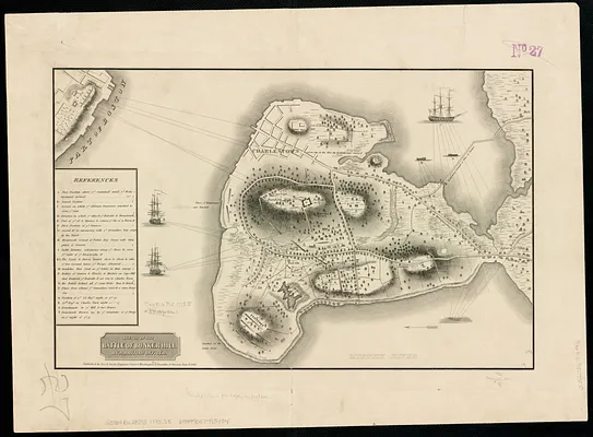 Sketch of the Battle of Bunker Hill