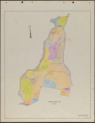 Slab City X 1937 stand map