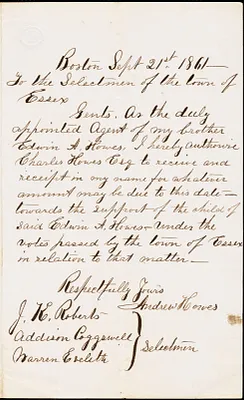 Civil War, misc correspondence