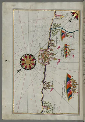 Map of the Town of Lanciano and the Surrounding Fortresses