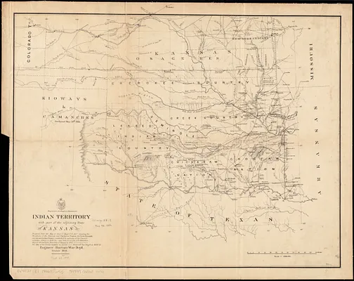 Indian Territory, with part of the adjoining state of Kansas, &c