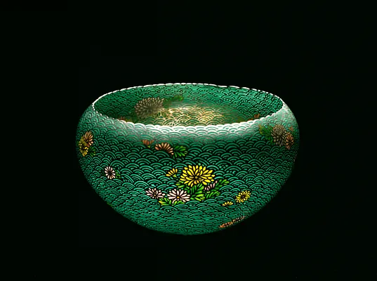 Bowl with Chrysanthemum Blossoms