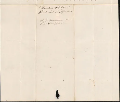 Reuben Baldwin to George Coffin, 16 April 1833