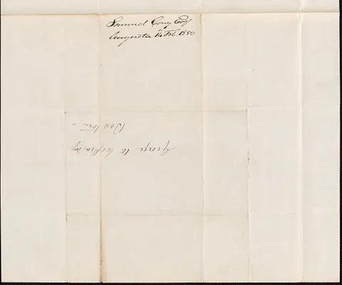 Samuel Cony to George Coffin, 14 February 1850