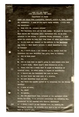 Transcript of Press and Radio News Conference
