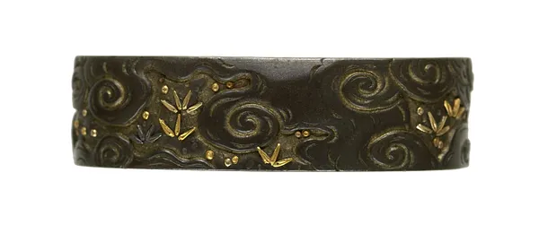 Fuchi with Waterfall and Bamboo