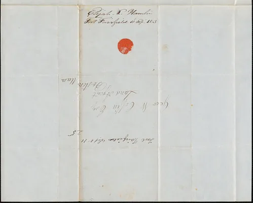 Elijah L. Hamlin to George Coffin, 10 September 1843