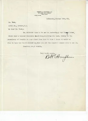 Letters Sent to Mr. Viet [H.B. Viedt], October 28, 1925