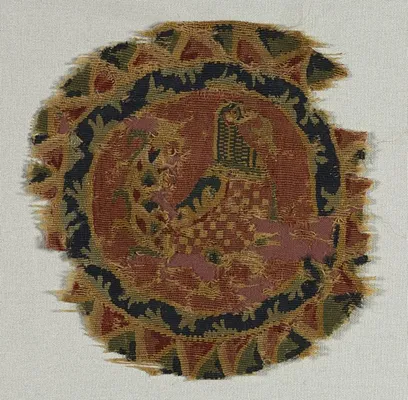 Roundel Fragment: Speckled-Breasted Bird