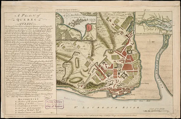 A plan of Quebec