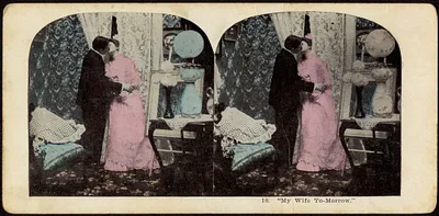 "My wife to-morrow"