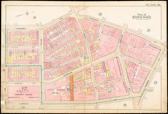 Atlas of the city of Boston : city proper