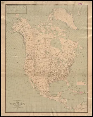 Map of North America