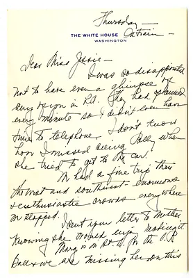 Letter from Bess W. Truman to Jessie McDearmon