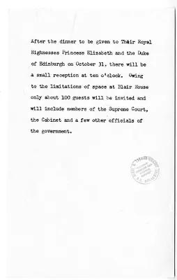 Typewritten Note