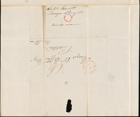 Caleb Leavitt to George Coffin, 16 May 1833