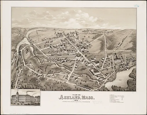View of Ashland, Mass