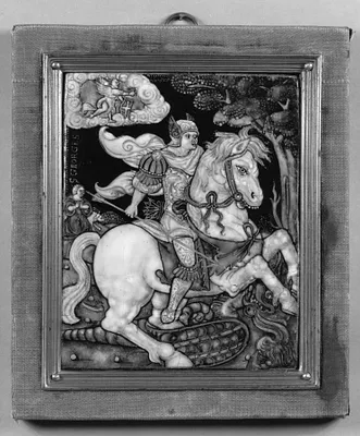 Plaque with Saint George Slaying the Dragon