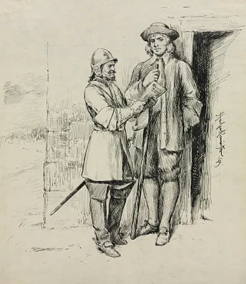 Illustration for Chapter XXIII from "Lorna Doone"