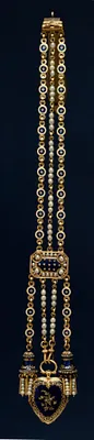 Heart-Shaped Watch and Chatelaine