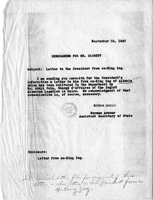 Memorandum from Norman Armour to William D. Hassett
