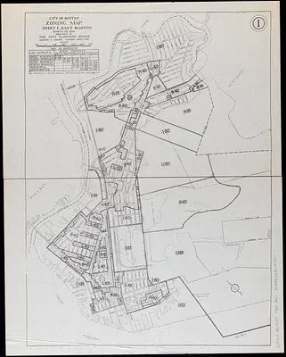 City of Boston zoning map