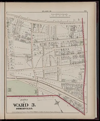 Atlas of the city of Somerville, Massachusetts
