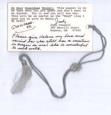 Letter to Queen Elizabeth II from President Ronald Reagan, 03/15/1983