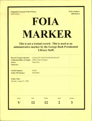 Monday, August 27, 1990